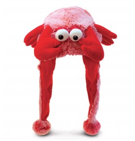Red Lobster Plush Hat