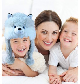 Husky Plush Hat